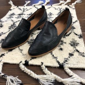 [Susina] Leather Almond Toe Loafer Kellen Slip On
